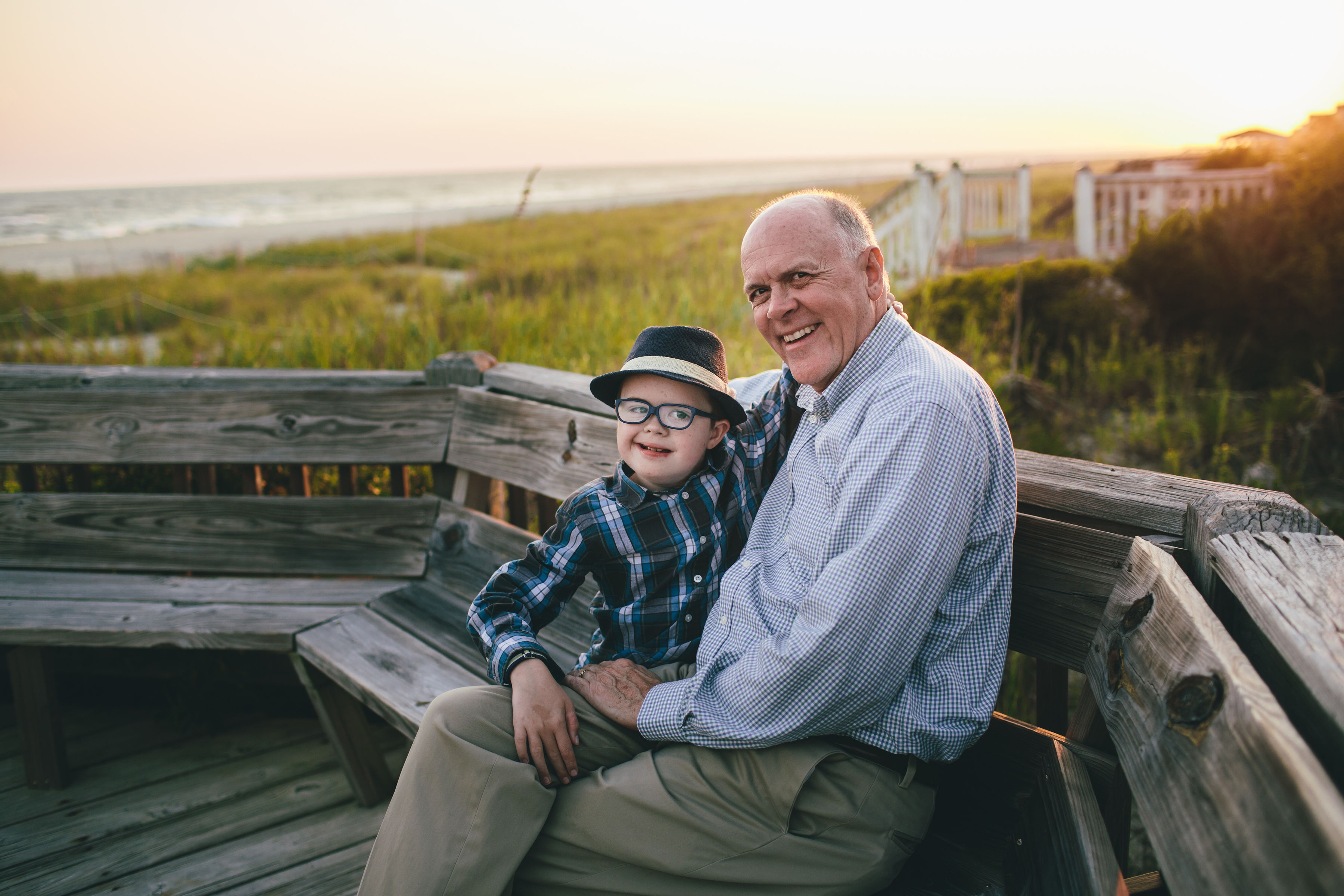 Robert Whitlow with Grandson